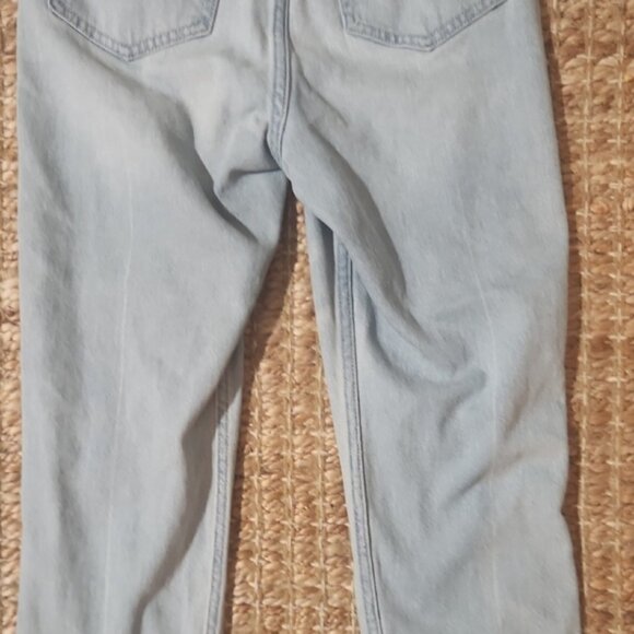Hollister Light Blue Ripped Ankle Jeans - Picture 8 of 9